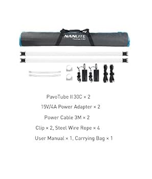 Amazon.com : Nanlite PavoTube II 30C 4' RGBWW LED Tube Light